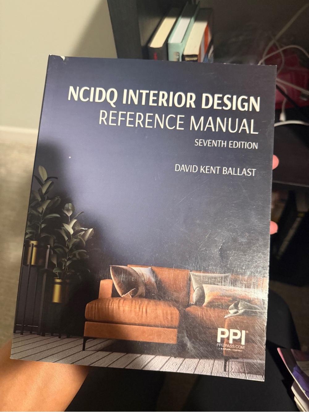 NCIDQ Interior Design Reference Manual by David Kent Ballast - Blue Cover